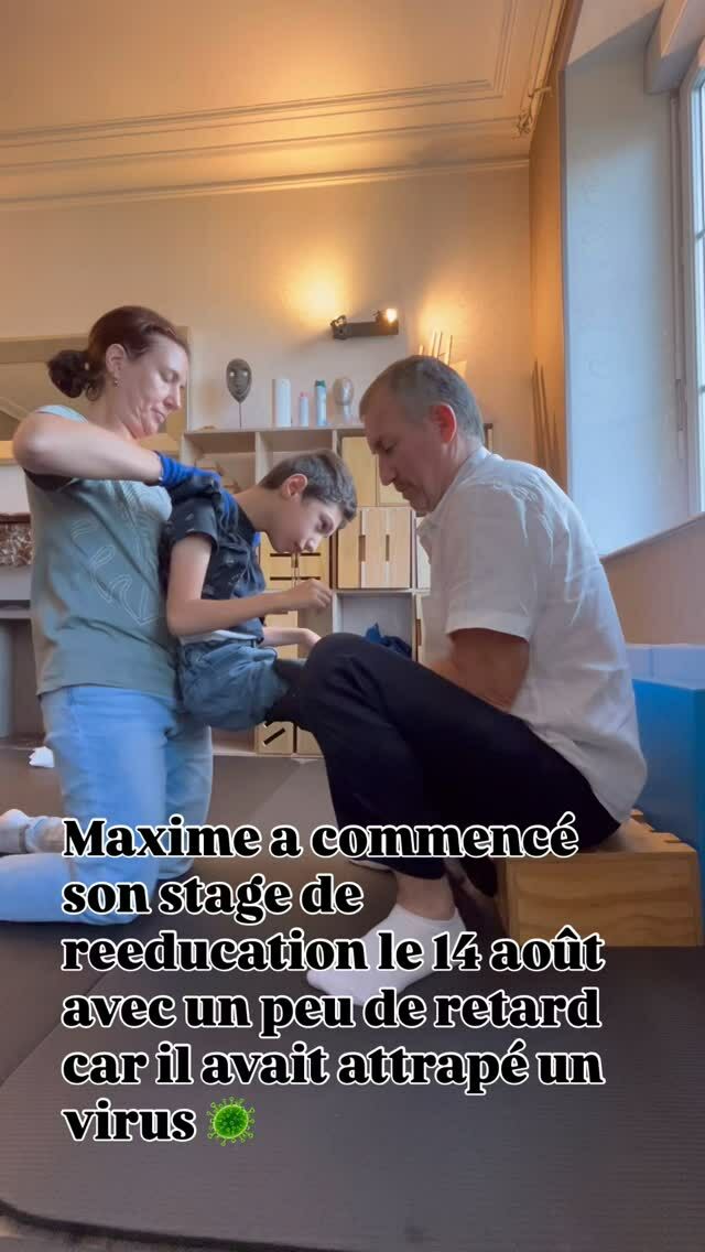 Une semaine et demie de stage à @european_medek_center dans les Ardennes. Maxime a très bien travaillé. Merci à tous de rendre ses stages possibles 🙏
