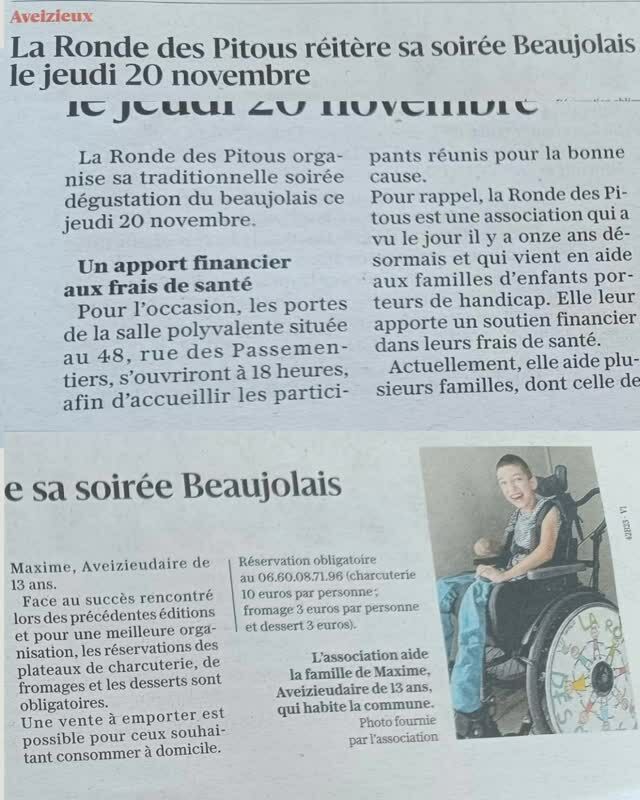 Joli article dans Le Progrès ! Nous vous attendons nombreux jeudi soir 😉
@larondedespitous
#larondedespitous